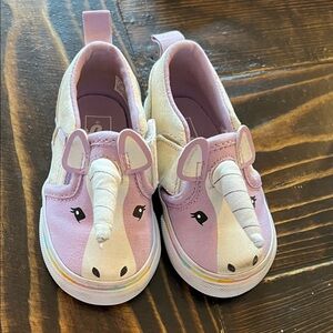 Vans Unicorn Toddler Shoes - Purple and White